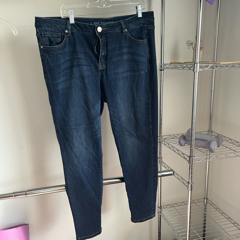 Super stretch ankle jeans from lane Bryant